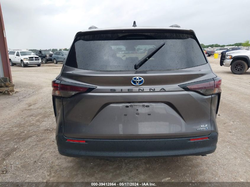 2023 Toyota Sienna Xle VIN: 5TDYRKEC0PS161446 Lot: 39412864