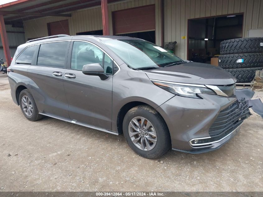 2023 Toyota Sienna Xle VIN: 5TDYRKEC0PS161446 Lot: 39412864