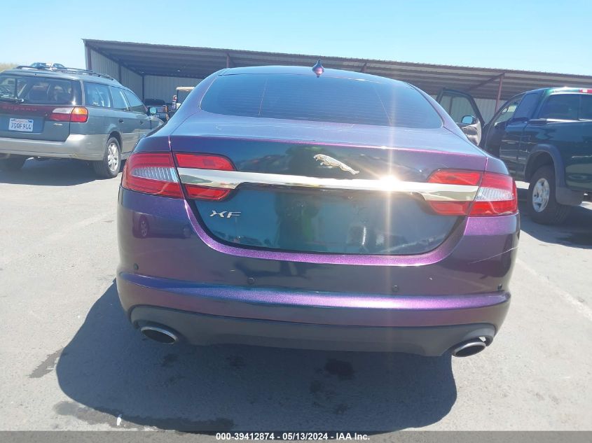 2013 Jaguar Xf I4 T VIN: SAJWA0ES0DPS74928 Lot: 39412874
