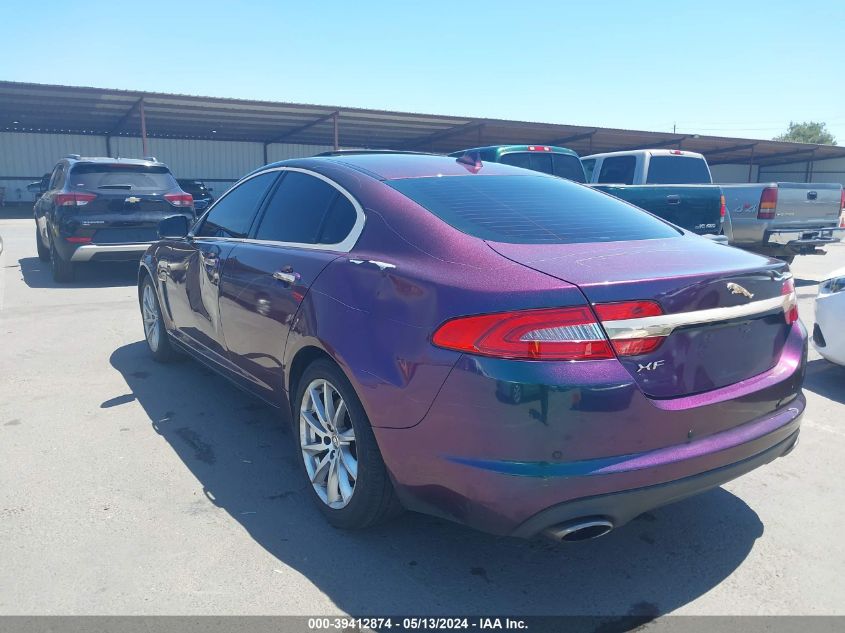 2013 Jaguar Xf I4 T VIN: SAJWA0ES0DPS74928 Lot: 39412874