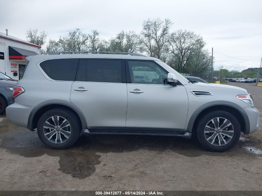 2019 Nissan Armada Sl VIN: JN8AY2NC6KX511433 Lot: 39412877