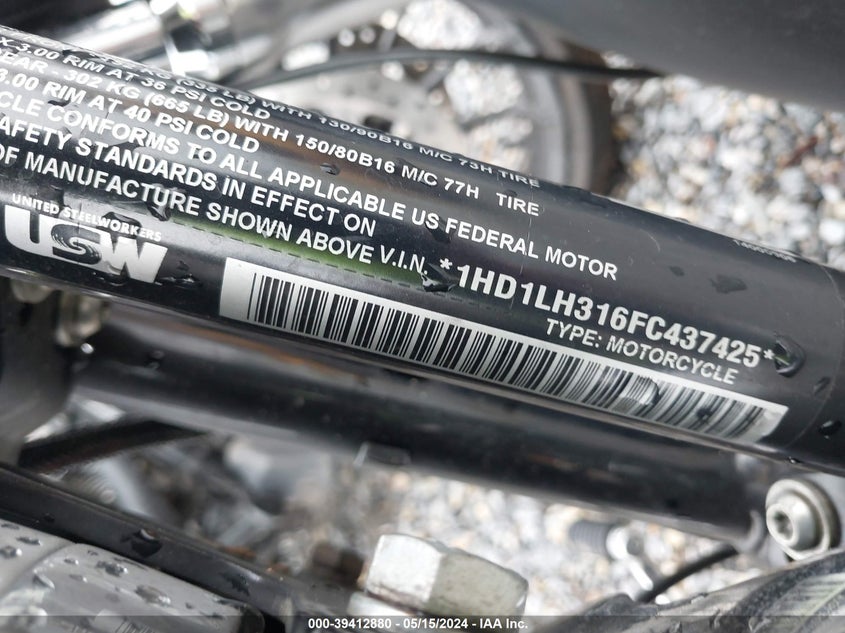 2015 HARLEY-DAVIDSON XL1200 CP - 1HD1LH316FC437425