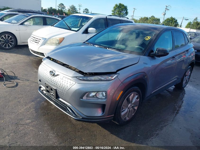 2021 Hyundai Kona Electric Sel VIN: KM8K23AG8MU126844 Lot: 39412883