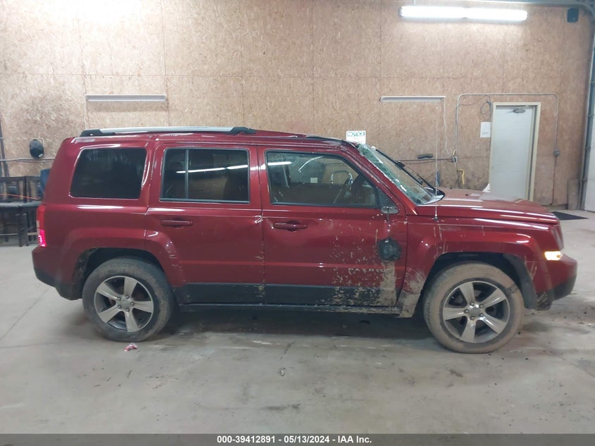 2016 JEEP PATRIOT HIGH ALTITUDE EDITION - 1C4NJPFA5GD802896