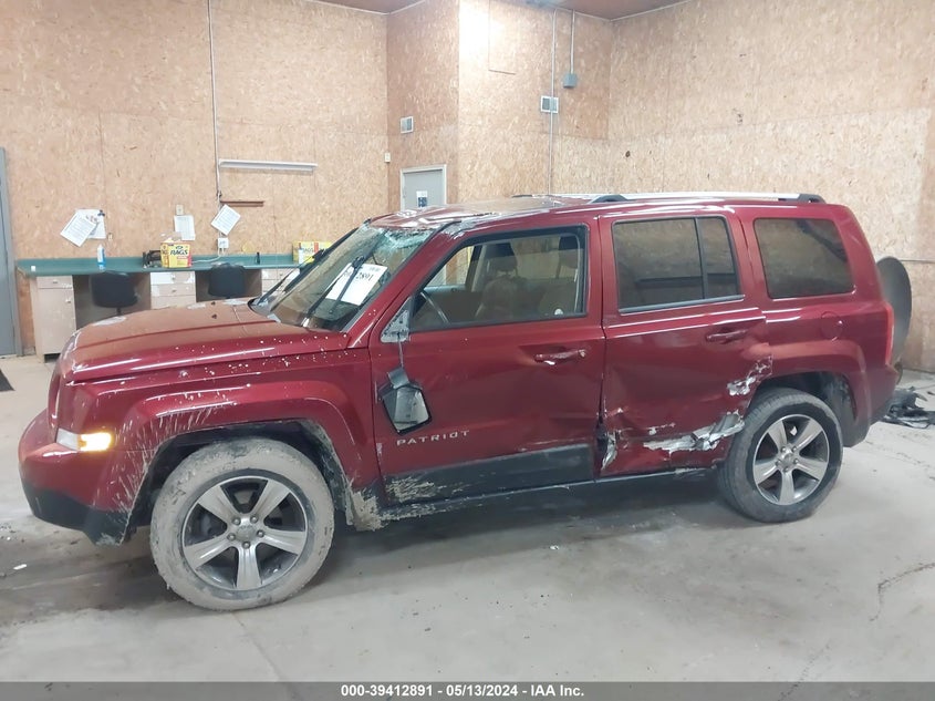 2016 JEEP PATRIOT HIGH ALTITUDE EDITION - 1C4NJPFA5GD802896