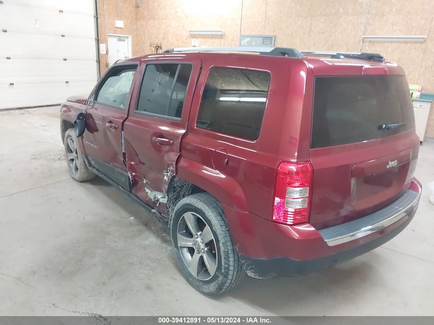 2016 JEEP PATRIOT HIGH ALTITUDE EDITION - 1C4NJPFA5GD802896