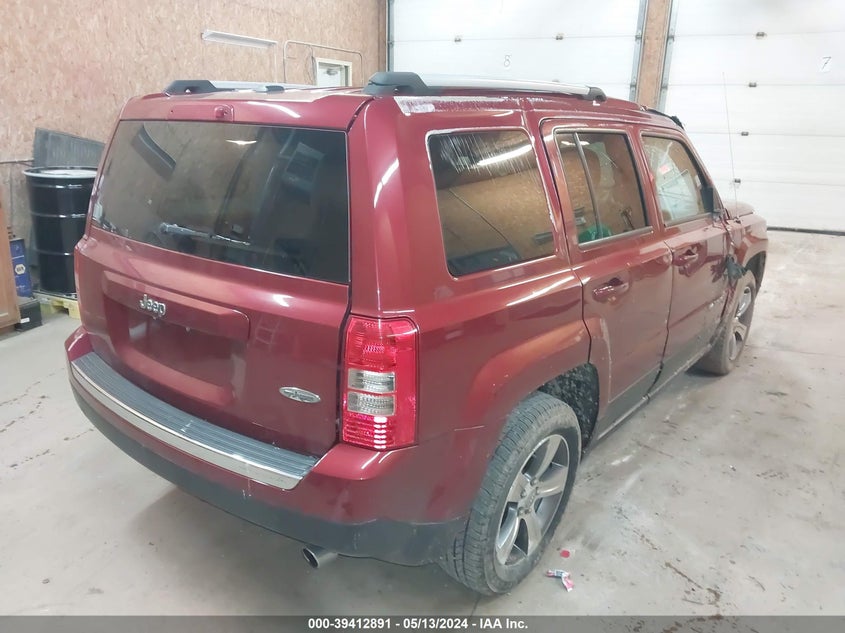 2016 JEEP PATRIOT HIGH ALTITUDE EDITION - 1C4NJPFA5GD802896