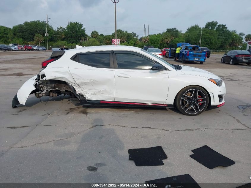 2021 Hyundai Veloster N VIN: KMHT36AH7MU010739 Lot: 39412892