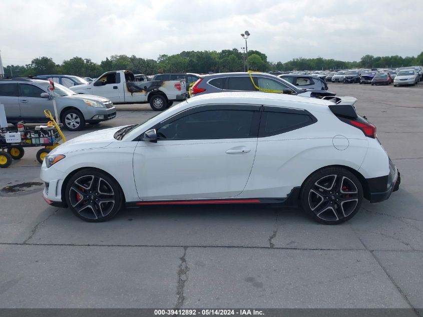 2021 Hyundai Veloster N VIN: KMHT36AH7MU010739 Lot: 39412892