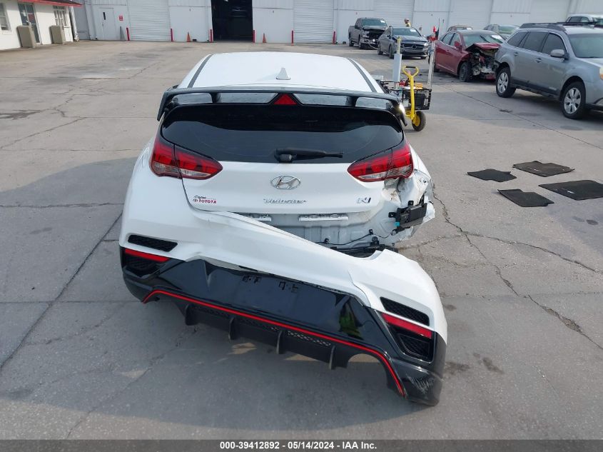 2021 Hyundai Veloster N VIN: KMHT36AH7MU010739 Lot: 39412892