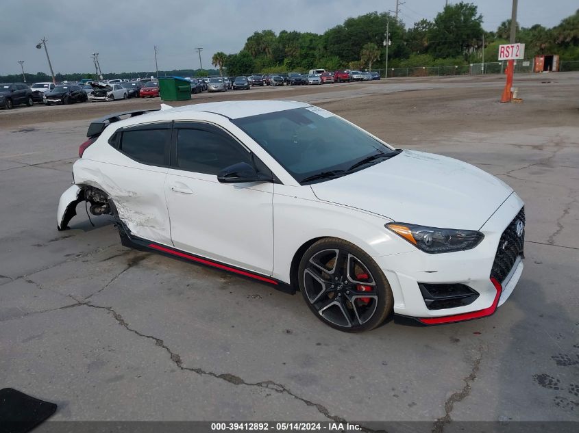 2021 Hyundai Veloster N VIN: KMHT36AH7MU010739 Lot: 39412892