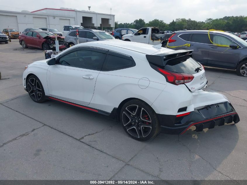 2021 Hyundai Veloster N VIN: KMHT36AH7MU010739 Lot: 39412892