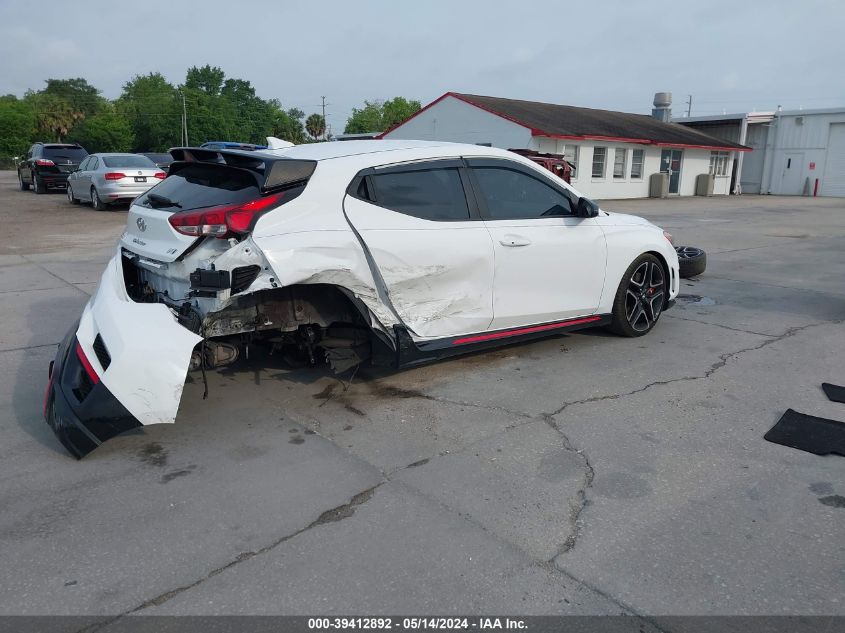 2021 Hyundai Veloster N VIN: KMHT36AH7MU010739 Lot: 39412892