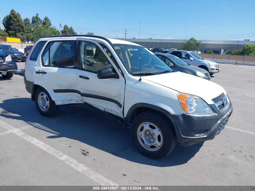 2002 Honda Cr-V Lx VIN: JHLRD68422C024827 Lot: 39412907