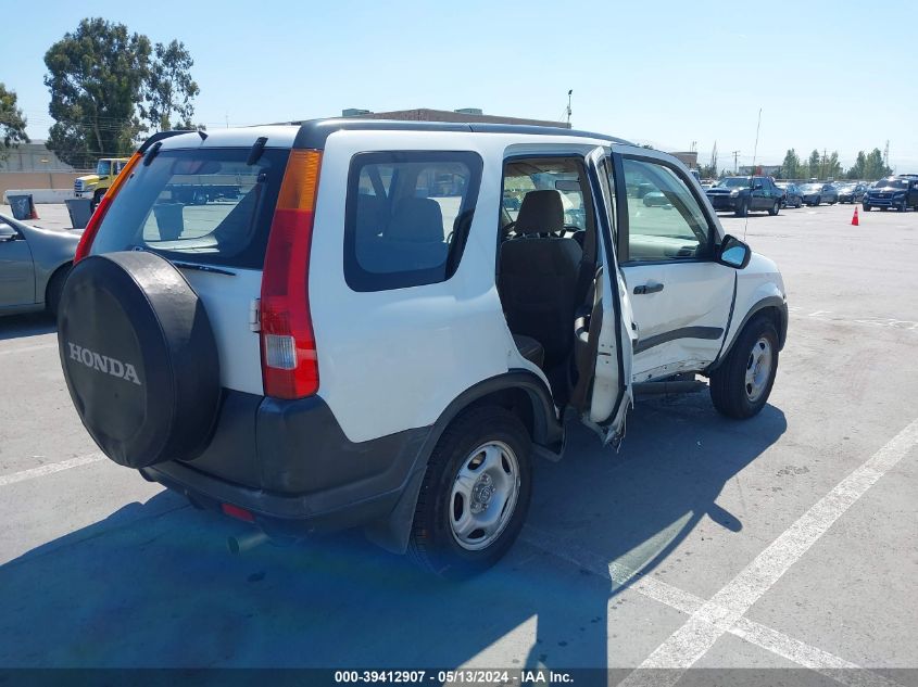 2002 Honda Cr-V Lx VIN: JHLRD68422C024827 Lot: 39412907