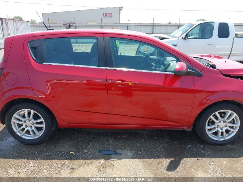 2012 Chevrolet Sonic 2Lt VIN: 1G1JC6SH4C4111092 Lot: 39412912