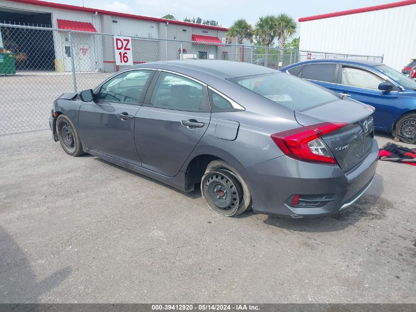 2021 Honda Civic Lx VIN: 2HGFC2F68MH520989 Lot: 39412920