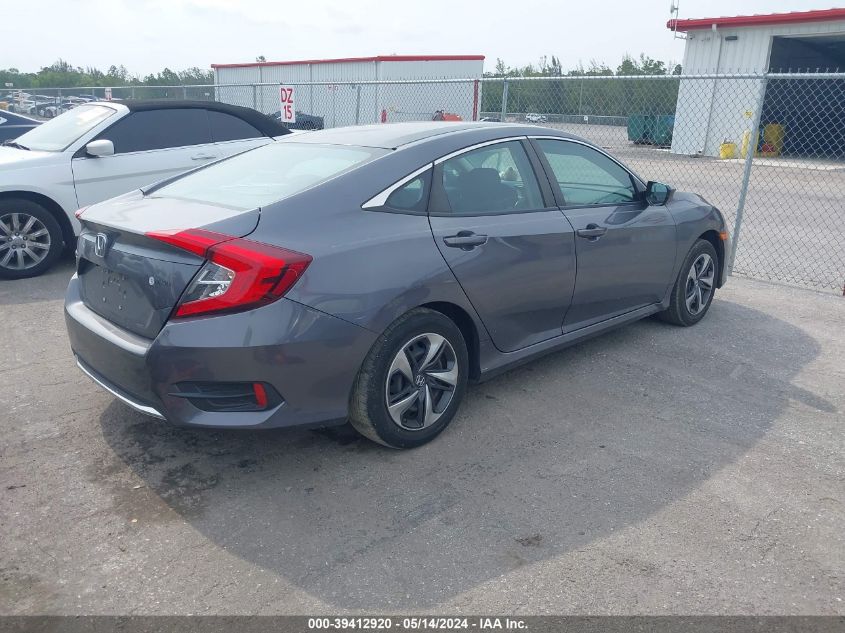 2021 Honda Civic Lx VIN: 2HGFC2F68MH520989 Lot: 39412920