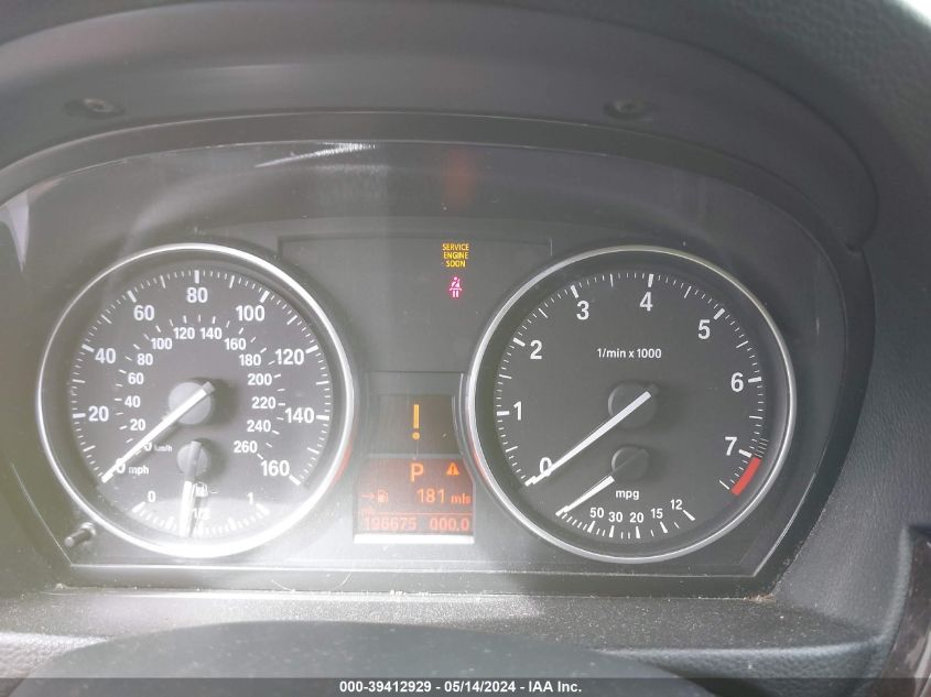 2009 BMW 328I VIN: WBAPH57599NM32315 Lot: 39412929