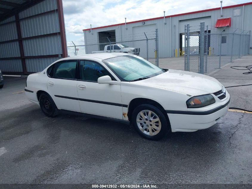 2004 Chevrolet Impala VIN: 2G1WF52E249116481 Lot: 39412932