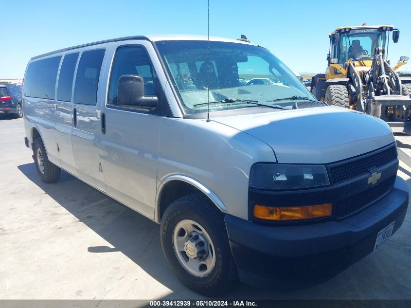 2020 Chevrolet Express Passenger Rwd 3500 Extended Wheelbase Ls VIN: 1GAZGNFP9L1237632 Lot: 39412939