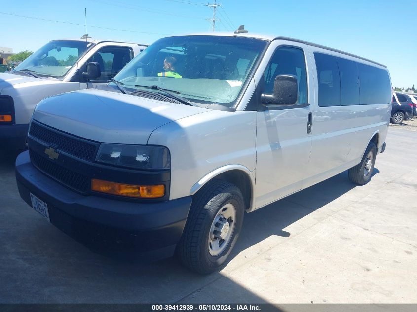 2020 Chevrolet Express Passenger Rwd 3500 Extended Wheelbase Ls VIN: 1GAZGNFP9L1237632 Lot: 39412939