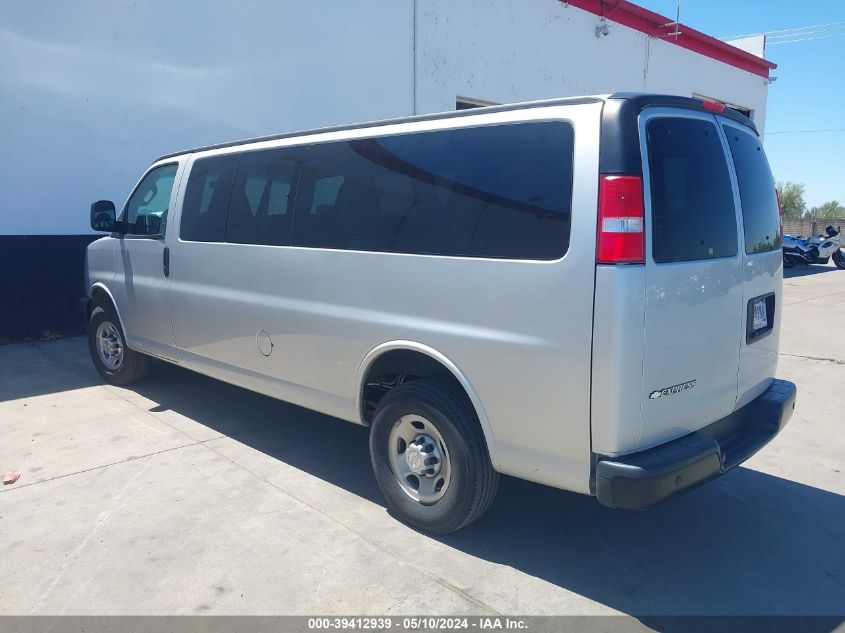 2020 Chevrolet Express Passenger Rwd 3500 Extended Wheelbase Ls VIN: 1GAZGNFP9L1237632 Lot: 39412939