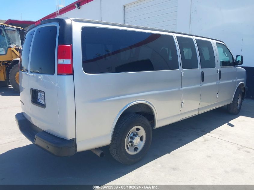 2020 Chevrolet Express Passenger Rwd 3500 Extended Wheelbase Ls VIN: 1GAZGNFP9L1237632 Lot: 39412939