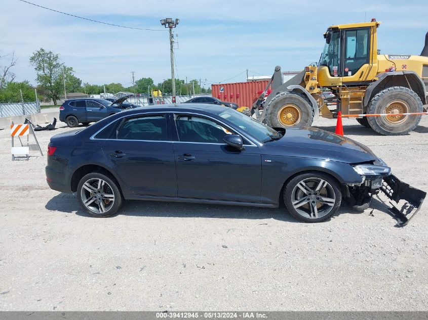 2017 Audi A4 2.0T Premium VIN: WAUENAF43HN045789 Lot: 39412945