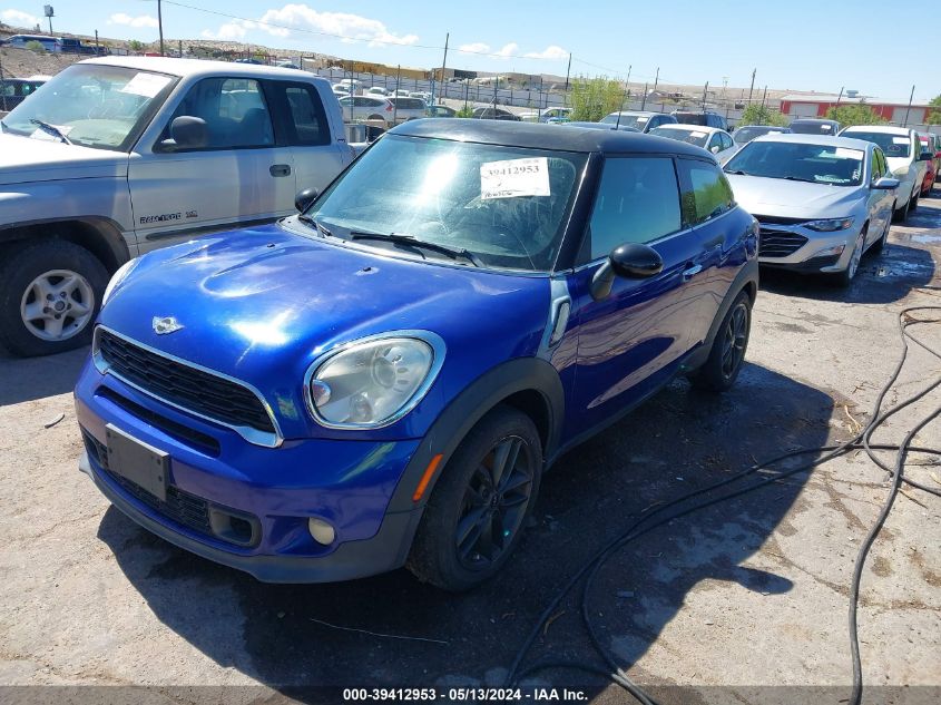 2013 Mini Paceman Cooper S VIN: WMWSS5C50DWN49172 Lot: 39412953