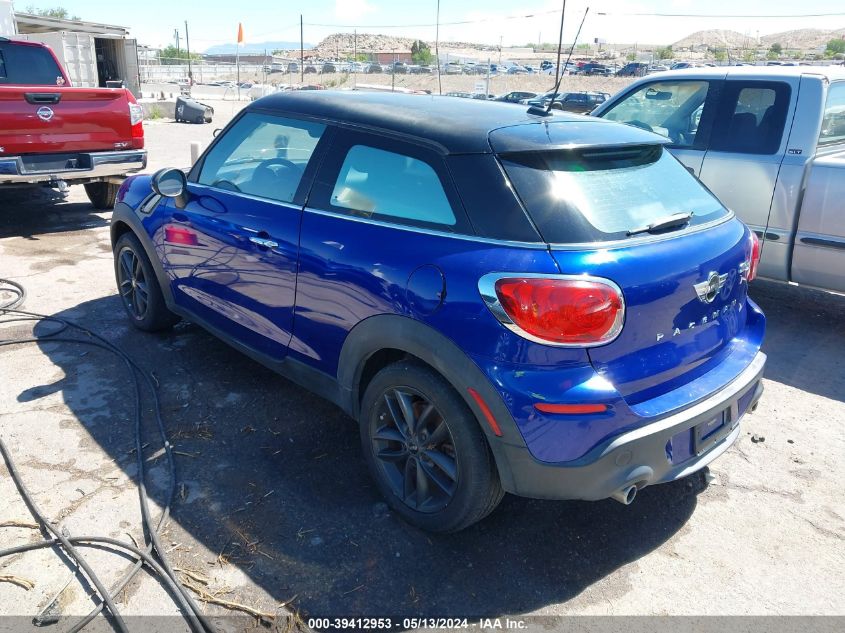 2013 Mini Paceman Cooper S VIN: WMWSS5C50DWN49172 Lot: 39412953