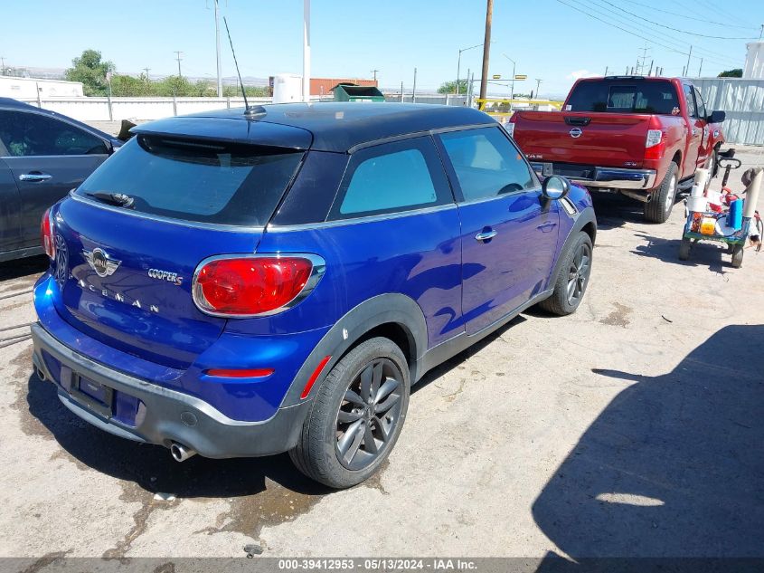 2013 Mini Paceman Cooper S VIN: WMWSS5C50DWN49172 Lot: 39412953