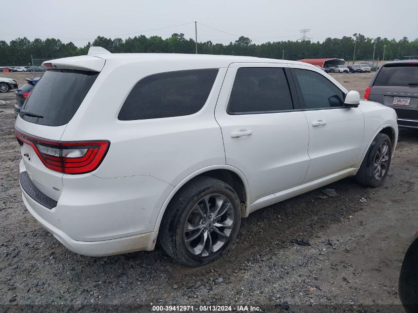 2020 Dodge Durango Gt Awd VIN: 1C4RDJDG0LC297069 Lot: 39412971