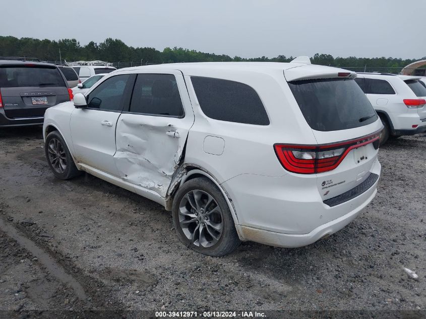 2020 Dodge Durango Gt Awd VIN: 1C4RDJDG0LC297069 Lot: 39412971