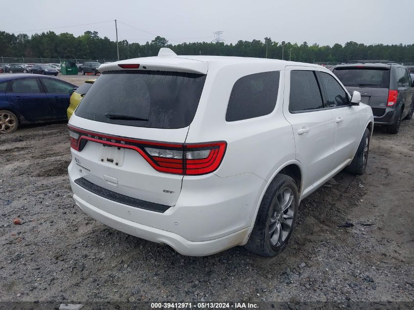 2020 Dodge Durango Gt Awd VIN: 1C4RDJDG0LC297069 Lot: 39412971