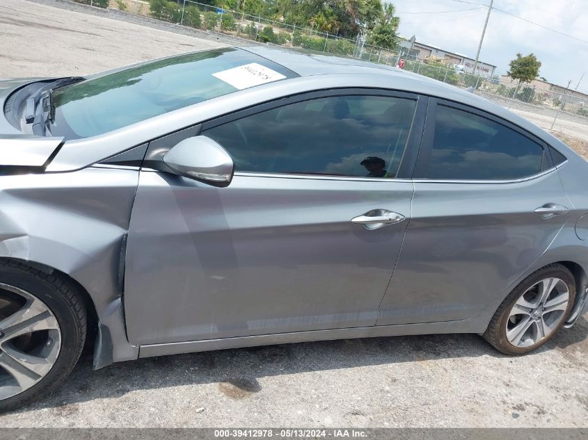 2014 Hyundai Elantra Sport VIN: KMHDH4AH5EU121222 Lot: 39412978