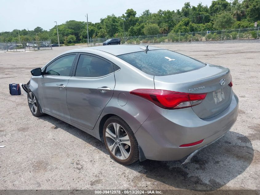 2014 Hyundai Elantra Sport VIN: KMHDH4AH5EU121222 Lot: 39412978