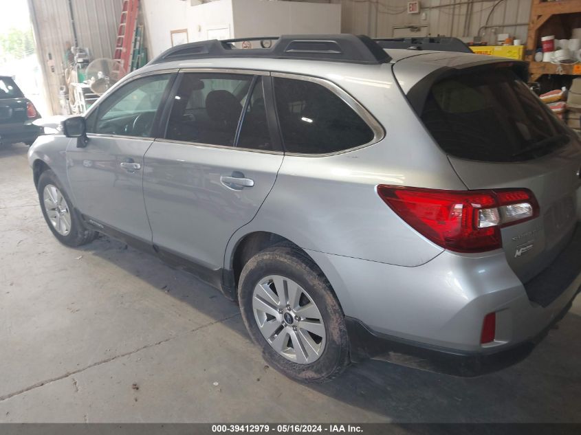 2015 Subaru Outback 2.5I Premium VIN: 4S4BSBHCXF3360747 Lot: 39412979