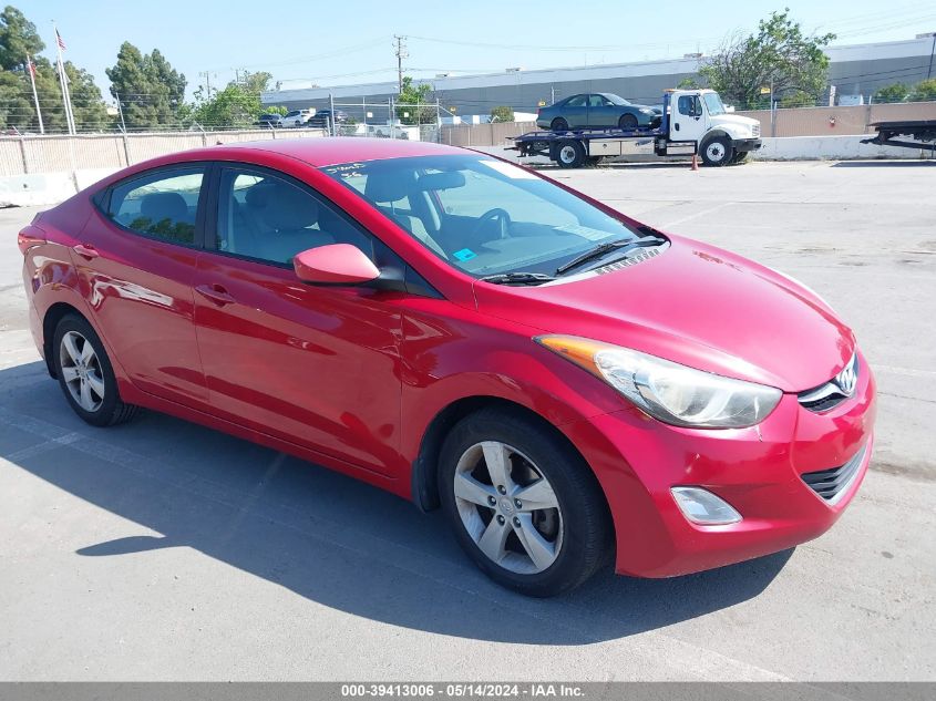 2013 Hyundai Elantra Gls VIN: KMHDH4AE8DU971074 Lot: 39413006