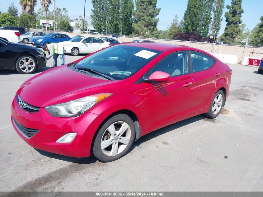 2013 Hyundai Elantra Gls VIN: KMHDH4AE8DU971074 Lot: 39413006