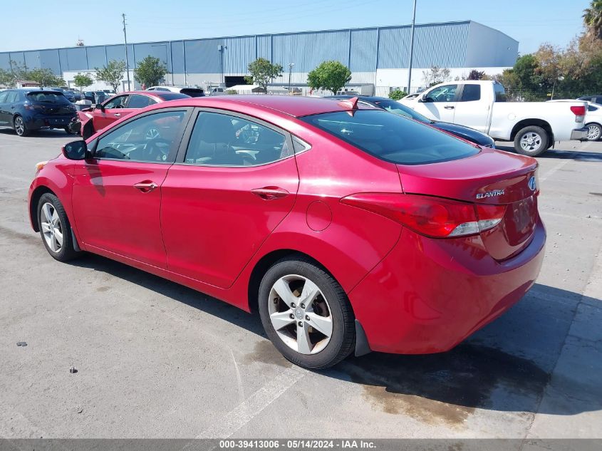 2013 Hyundai Elantra Gls VIN: KMHDH4AE8DU971074 Lot: 39413006