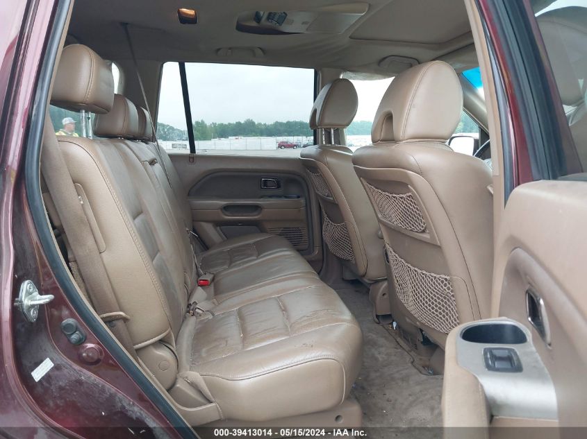 2007 Honda Pilot Ex-L VIN: 2HKYF18647H525771 Lot: 39413014