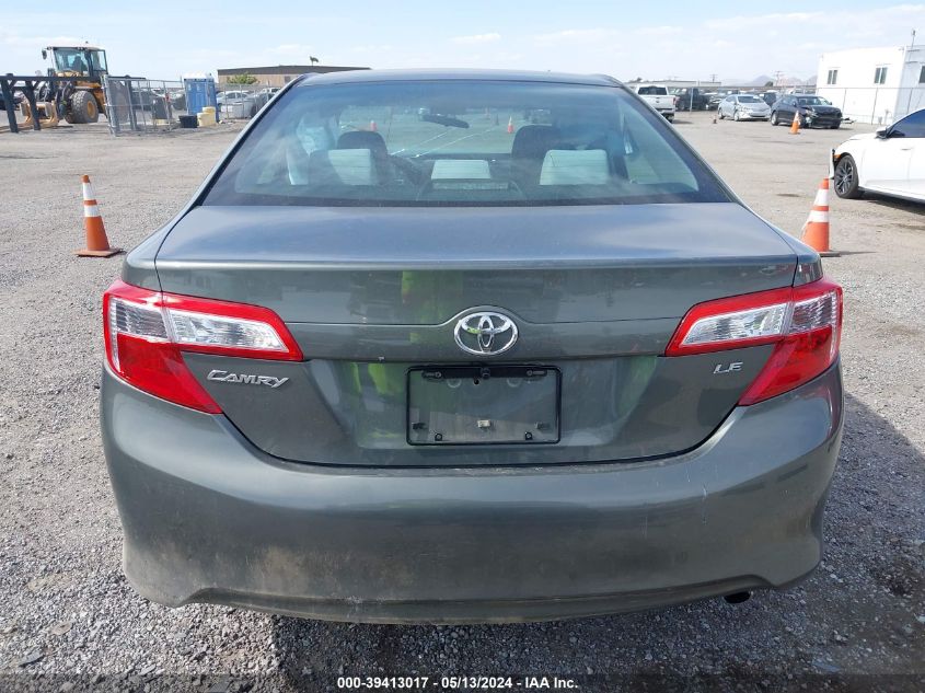 2013 Toyota Camry Le VIN: 4T4BF1FK8DR312976 Lot: 39413017