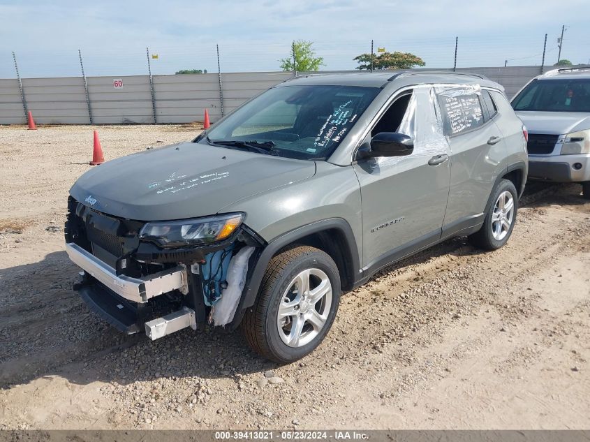 2024 Jeep Compass Latitude 4X4 VIN: 3C4NJDBN7RT596243 Lot: 39413021