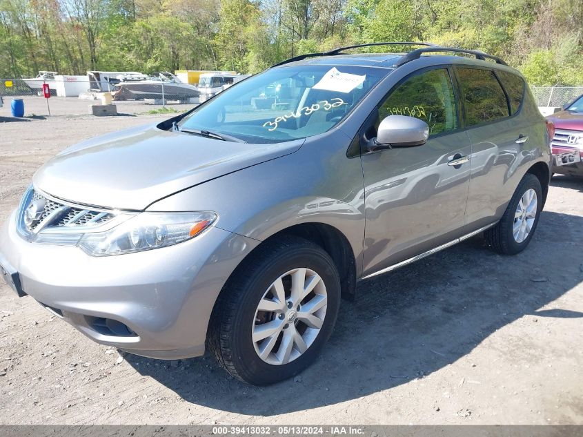 2012 Nissan Murano Sv VIN: JN8AZ1MW0CW214989 Lot: 39413032