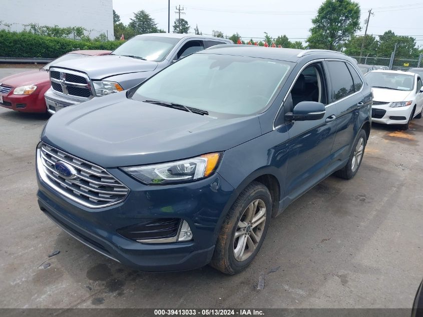 2019 Ford Edge Sel VIN: 2FMPK3J98KBB38244 Lot: 39413033