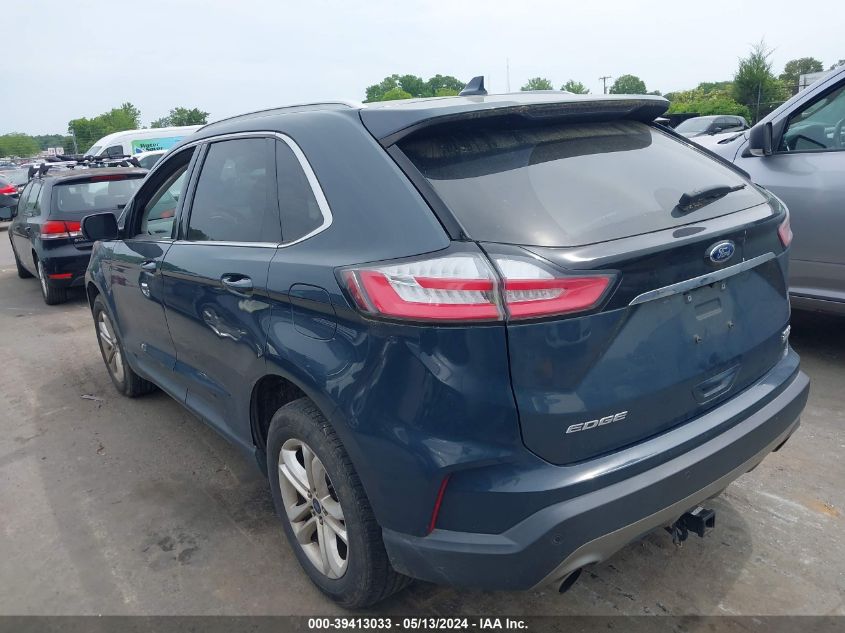 2019 Ford Edge Sel VIN: 2FMPK3J98KBB38244 Lot: 39413033