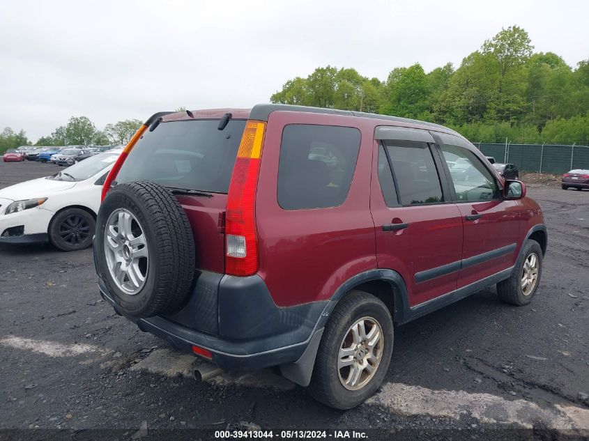 2003 Honda Cr-V Ex VIN: JHLRD78853C041602 Lot: 39413044