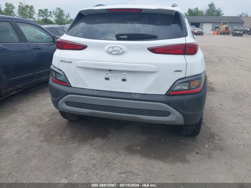 2023 Hyundai Kona Sel VIN: KM8K6CAB0PU040148 Lot: 39413067