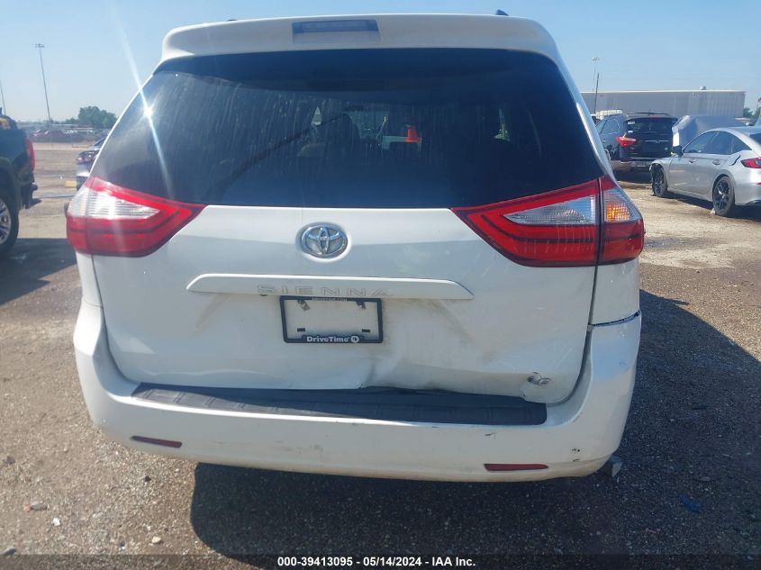 2015 Toyota Sienna Le 8 Passenger VIN: 5TDKK3DC0FS561961 Lot: 39413095